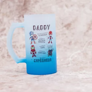 Daddy Frosted Blue Mug