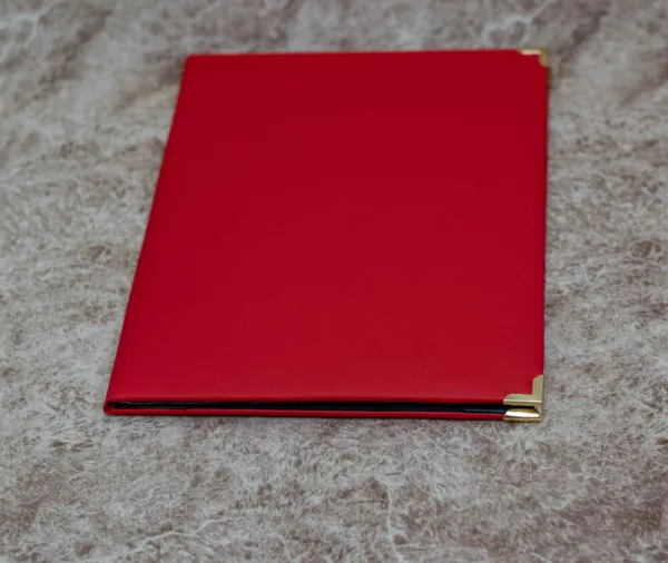 Red Document or Certificate Holder