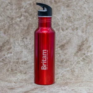 Red metallic Water Bottle