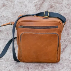 Unisex Leather Sling Bag