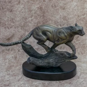 Customized Jaguar Cold Cast Sculpture